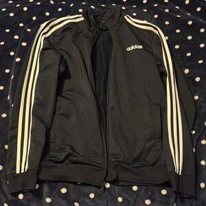 Adidas Classic Navy Blue Jacket with White Accents